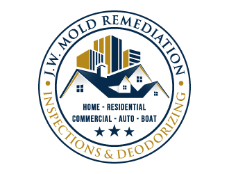 J.W. Mold Remediation, Inspections & Deodorizing logo design by akilis13