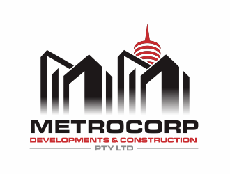 Metrocorp Developments & Construction Pty Ltd logo design by hidro