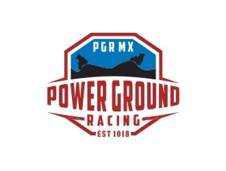 PGR MX (Power Ground Racing) logo design by bricton