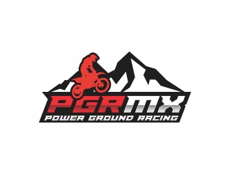 PGR MX (Power Ground Racing) logo design by rokenrol