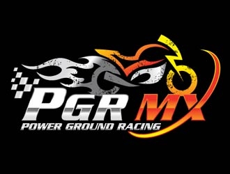 PGR MX (Power Ground Racing) logo design by shere
