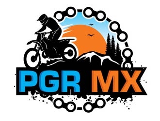 PGR MX (Power Ground Racing) logo design by shere