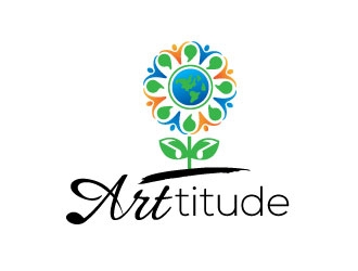 Art'titude logo design by Gaze