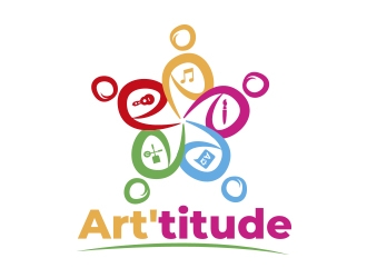 Art'titude logo design by Eliben