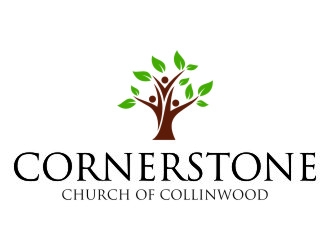 Cornerstone Church of Collinwood logo design by jetzu
