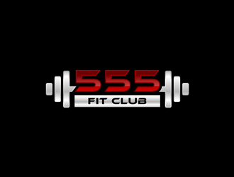 555 FIT CLUB logo design by alby