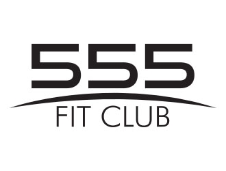 555 FIT CLUB logo design by emyjeckson