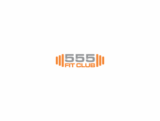 555 FIT CLUB logo design by eagerly
