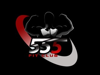 555 FIT CLUB logo design by bougalla005