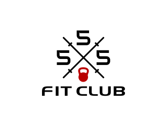 555 FIT CLUB logo design by SmartTaste