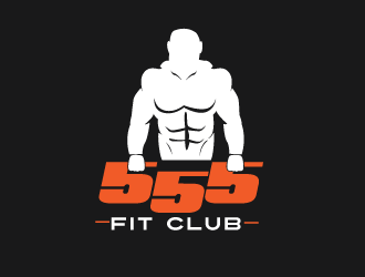 555 FIT CLUB logo design by mppal