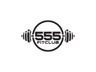 555 FIT CLUB logo design by fumi64