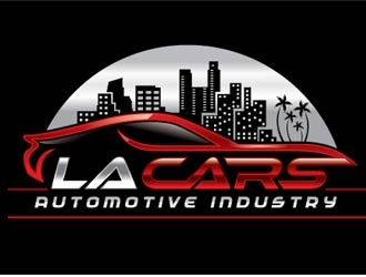 LA Cars logo design by shere