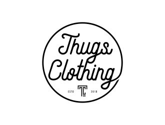Thugs Clothing logo design by arenug