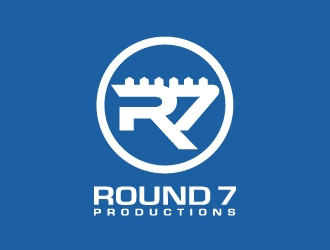 Round 7 Productions logo design by kgcreative