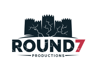 Round 7 Productions logo design by breaded_ham