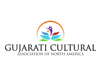 Gujarati Cultural Association of North America logo design by jetzu