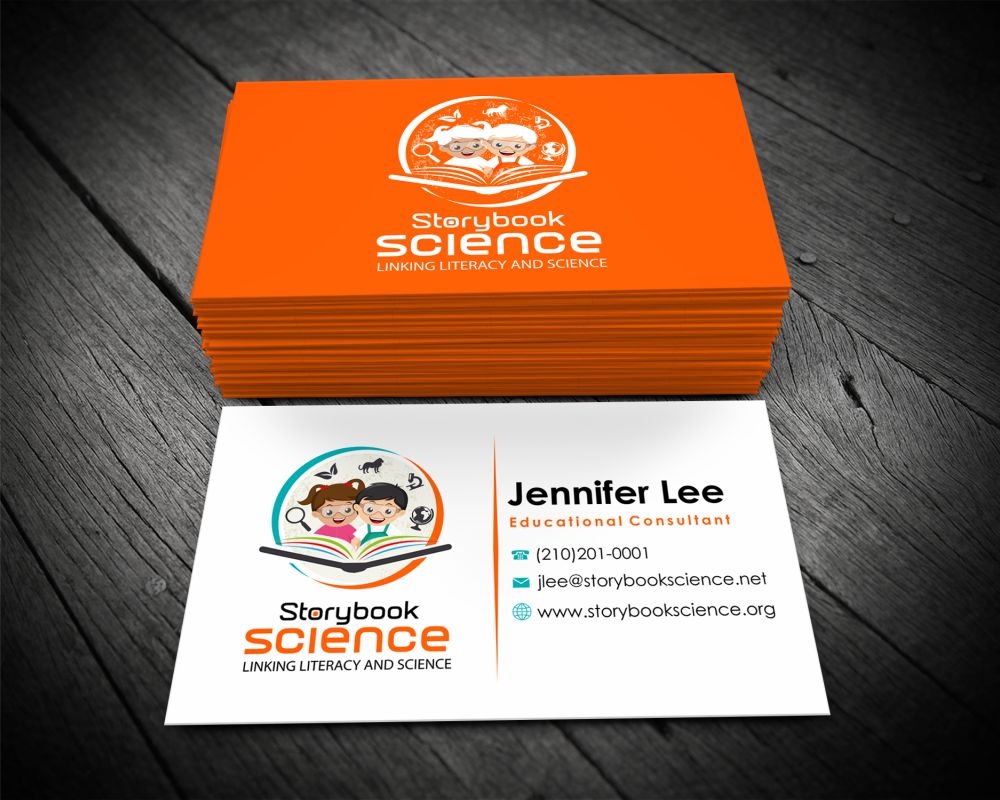Storybook Science logo design by Girly