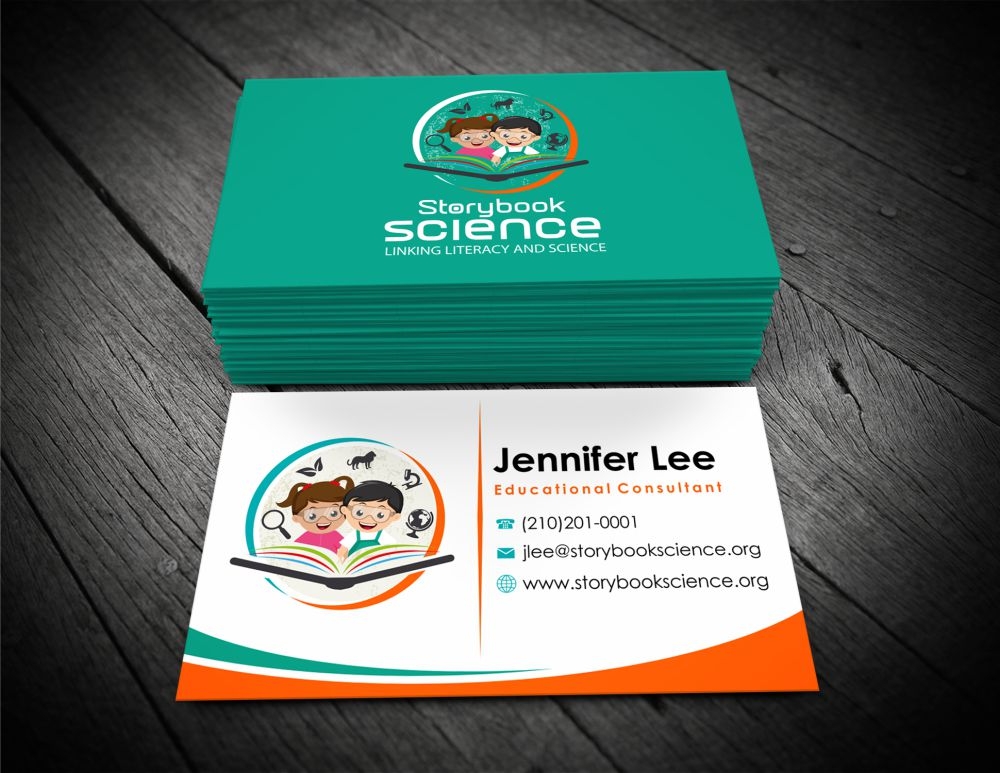 Storybook Science logo design by Girly