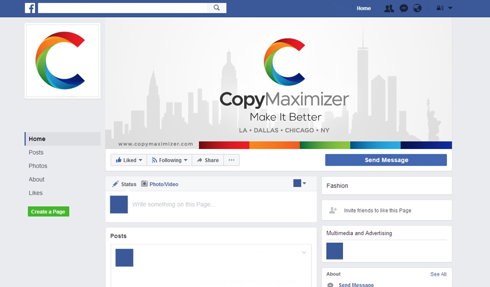 Copy Maximizer   logo design by scriotx