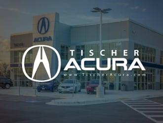 Tischer Acura logo design by ZQDesigns