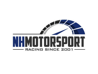 NH Motorsport logo design by pencilhand