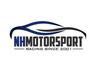 NH Motorsport logo design by pencilhand