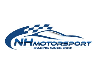 NH Motorsport logo design by daywalker