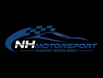 NH Motorsport logo design by daywalker