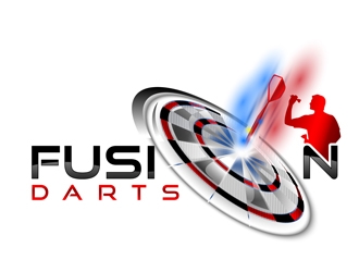 Fusion Darts logo design by DreamLogoDesign