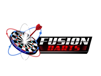 Fusion Darts logo design by DreamLogoDesign