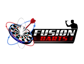 Fusion Darts logo design by DreamLogoDesign
