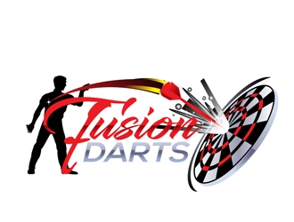 Fusion Darts logo design by DreamLogoDesign