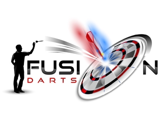 Fusion Darts logo design by DreamLogoDesign