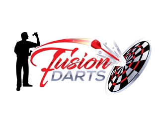 Fusion Darts logo design by DreamLogoDesign