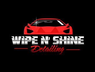 Wipe n Shine logo design by kunejo