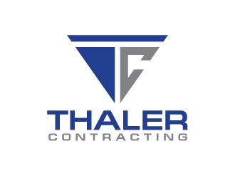 Thaler Contracting inc.  logo design by sanu