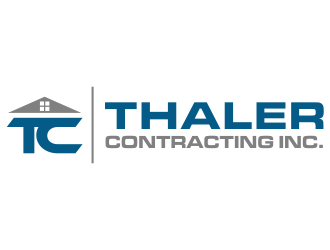 Thaler Contracting inc.  logo design by afra_art