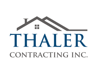 Thaler Contracting inc.  logo design by enilno