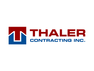Thaler Contracting inc.  logo design by cintoko
