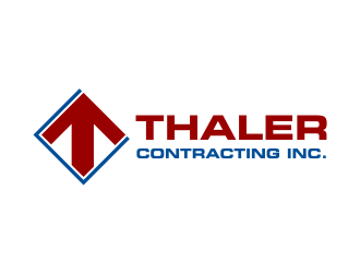 Thaler Contracting inc.  logo design by cintoko