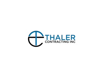 Thaler Contracting inc.  logo design by rief