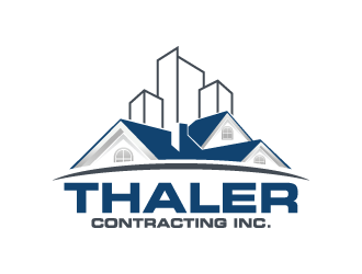 Thaler Contracting inc.  logo design by Art_Chaza