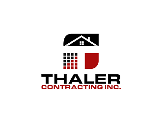 Thaler Contracting inc.  logo design by Republik