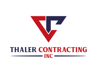 Thaler Contracting inc.  logo design by IrvanB