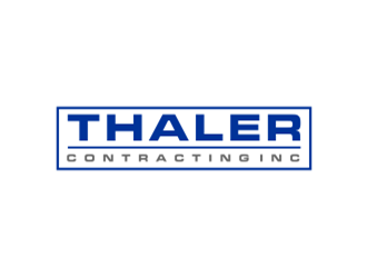 Thaler Contracting inc.  logo design by sheilavalencia