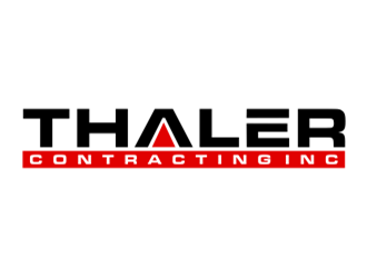 Thaler Contracting inc.  logo design by sheilavalencia