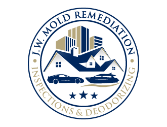 J.W. Mold Remediation, Inspections & Deodorizing logo design by akilis13