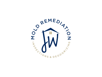 J.W. Mold Remediation, Inspections & Deodorizing logo design by Franky.