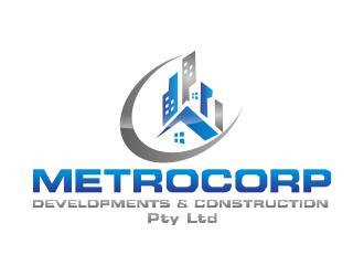 Metrocorp Developments & Construction Pty Ltd logo design by Greenlight